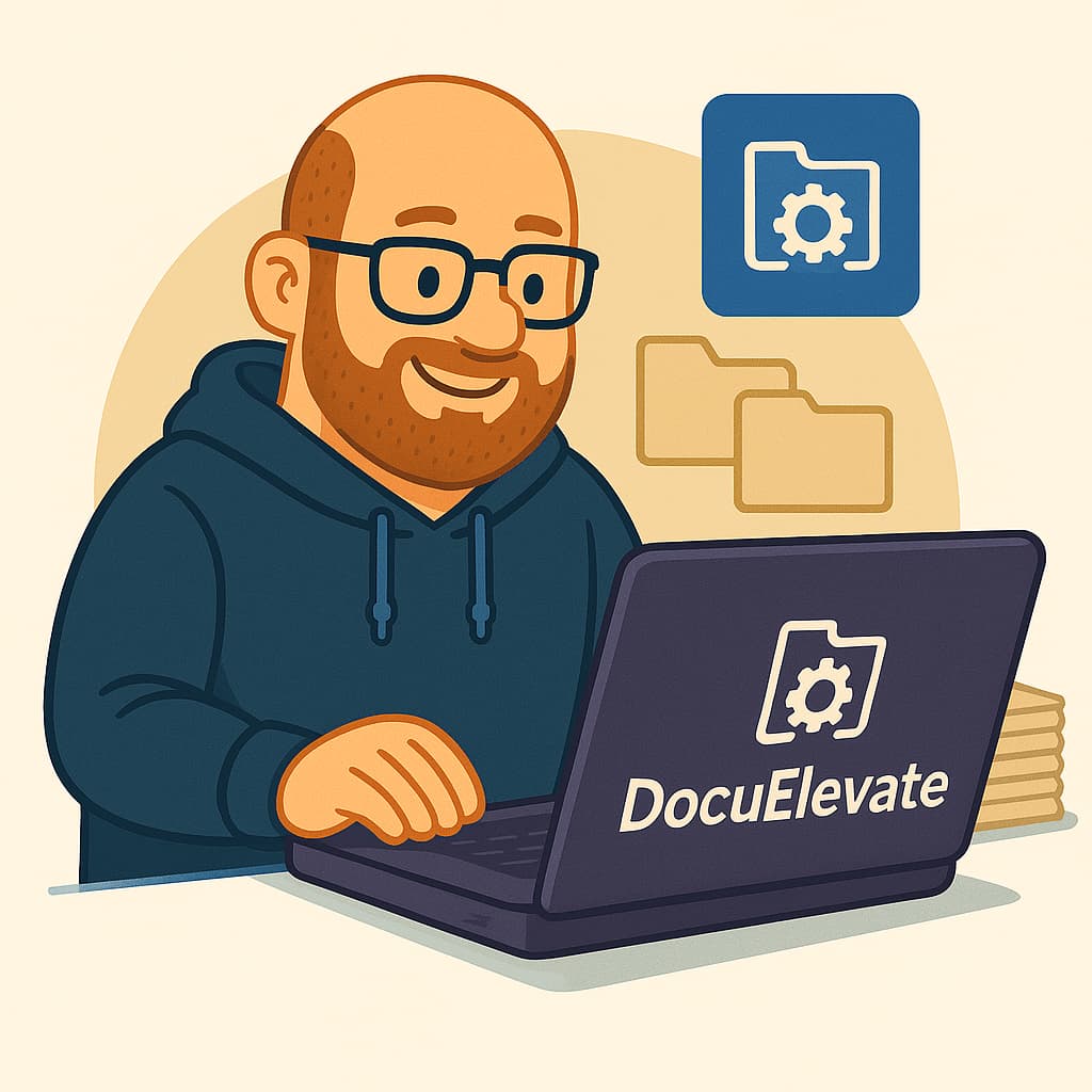 Happy Christian using DocuElevate